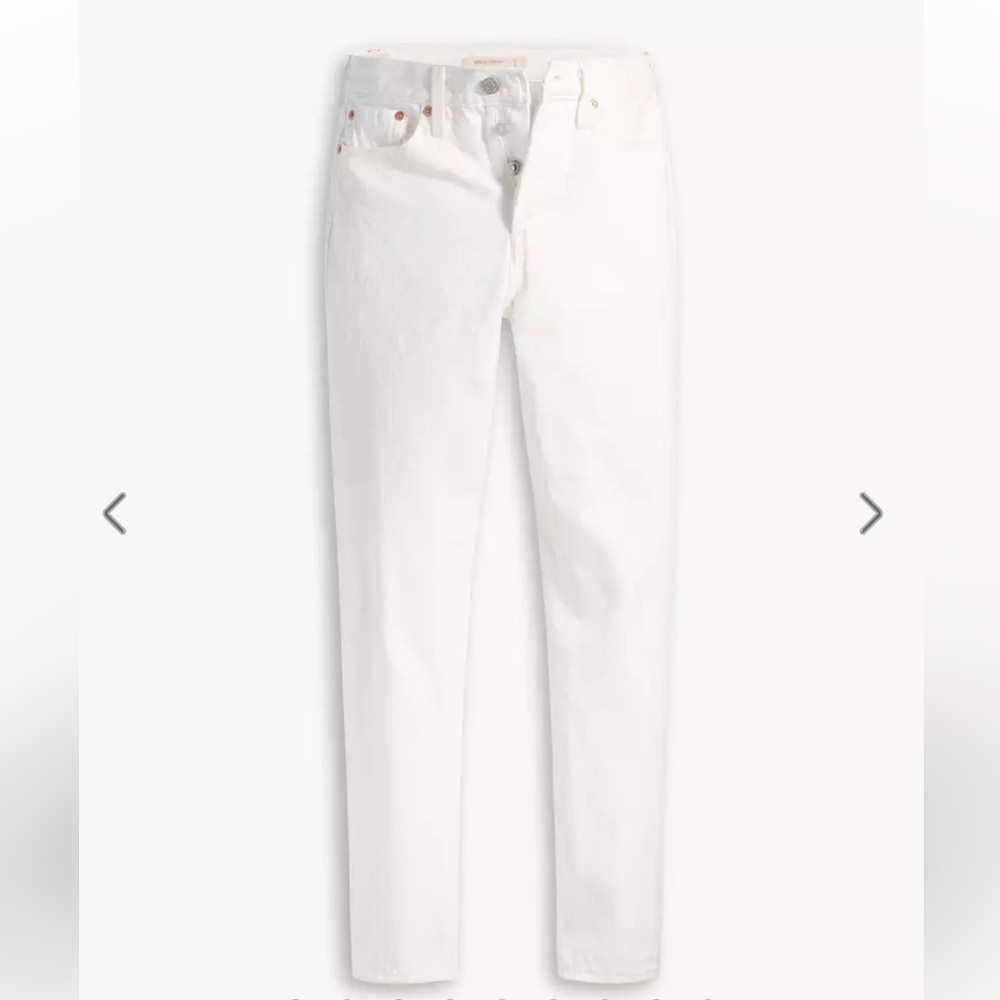 Levi’s wedgie straight fit women’s jeans white